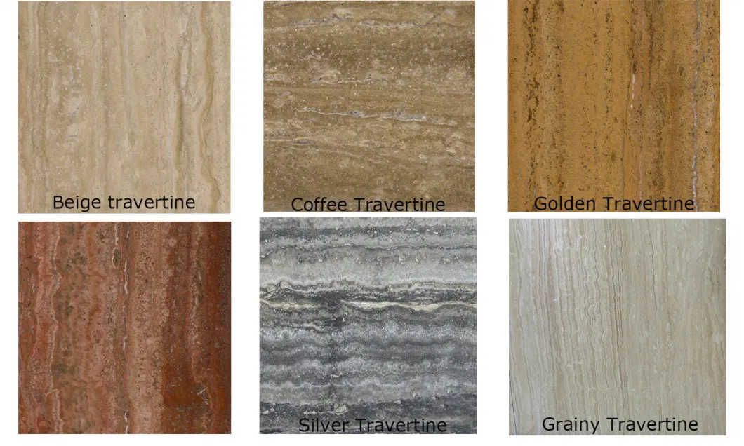 Building Material Popular Coffee Travertine Stone Travertine Tile for Flooring with Competitive Price