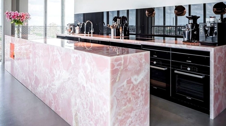 Pink Jade Pink Onyx Marble for Wall and Floor