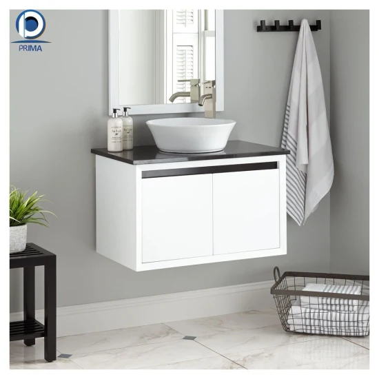 Prima современный дизайнерский деревянный шкаф для ванной комнаты из спеченного камня, туалетный столик, светодиодное зеркало, роскошная мебель для ванной